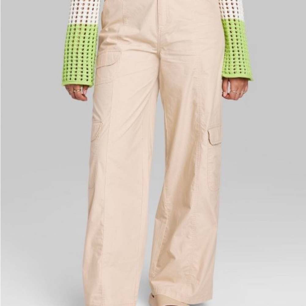 Wild leg cargo pants - new without tag